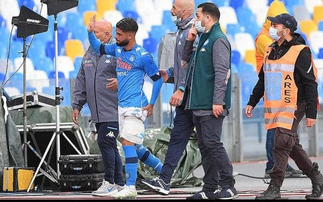 ナポリに痛手…ユベントスとの大一番を前にインシーニェが戦線離脱