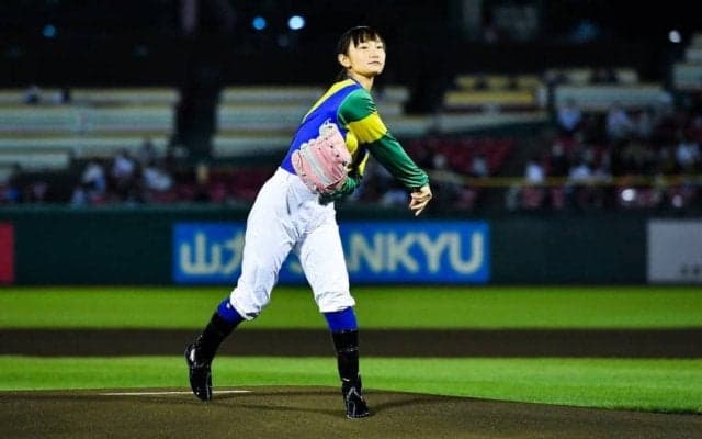 岩手競馬期待の女性騎手！関本玲花騎手が始球式で登板