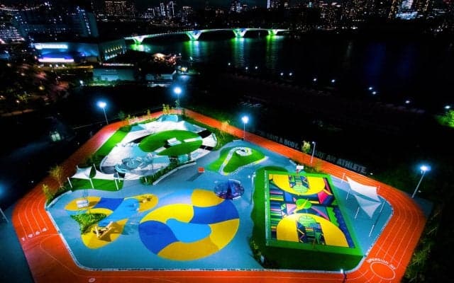 ナイキによる新しいデザインコンセプトのパーク「TOKYO SPORT PLAYGROUND SPORT x ART」が10月10日オープン