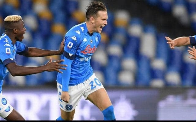 ナポリ、ポーランド代表FWジエリンスキが新型コロナウイルス感染