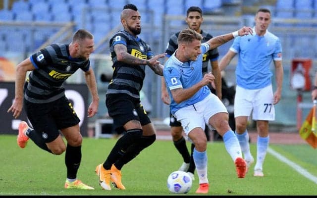 10人の対決となったラツィオとインテルのビッグマッチはドロー決着《セリエA》