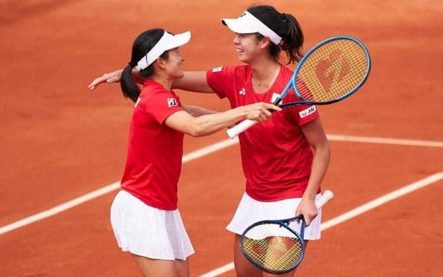 全仏OP女子ダブルスで、青山／柴原ペアがベスト8進出。東京五輪に弾み