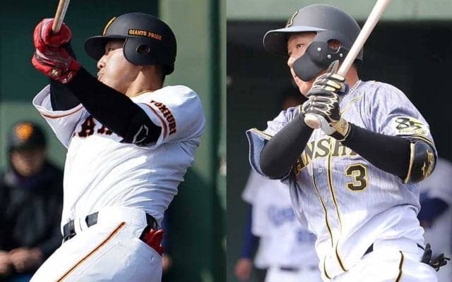 24本塁打で並ぶ巨人・岡本和真と阪神・大山悠輔　キングへ有利なのは大山!?