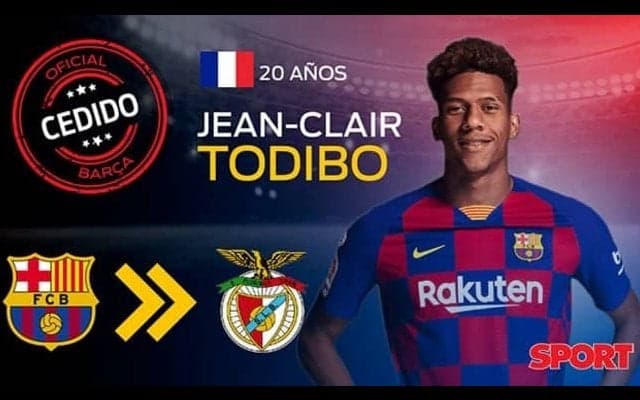 バルサ、ベンフィカとトディボの2シーズンのレンタル移籍で合意