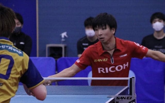 リコー、Tリーグ・T.T彩たまと練習試合　鹿屋「緊張して1ゲーム目覚えていない」