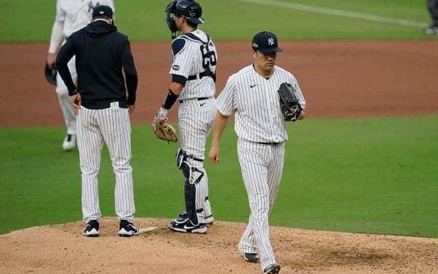 【MLB 地区S】田中将大「悔しさしかない」5回途中5失点KOでレイズに王手かけられる