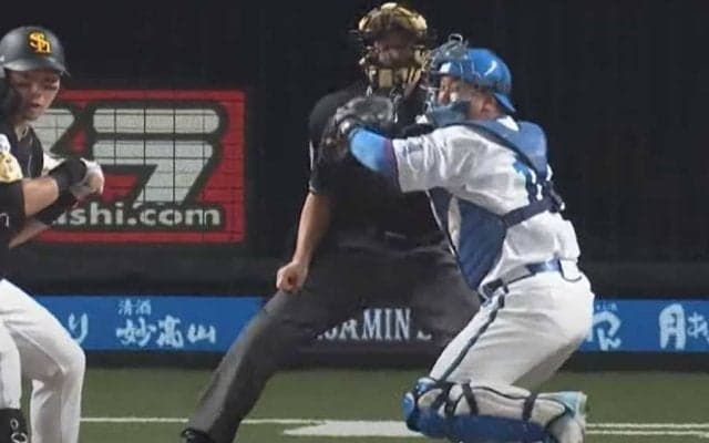 “最速”鷹・周東でも「こりゃ仕方ない」　西武・森のバズーカ盗塁阻止にファン驚き