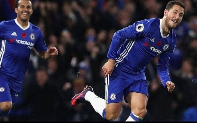 ペドロとの華麗な連携！アザールが決めた個人技とコンビネーションの詰まった美しいゴール【チーム・ゴールズ】