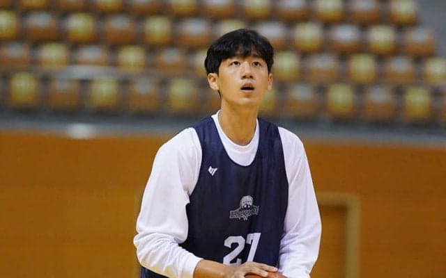 信州ブレイブウォリアーズとアジア特別枠で契約したヤン ジェミンがチームに合流。「早くホームのブースターにお会いしたい」