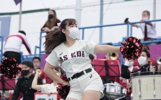 稲穂祭・早慶戦直前特集『奮い起て』【第一回】蘆野茉柚副将兼チアリーダーズ責任者×井上優菜チアリーダーズ主務×山口まゆ新人監督×中川萌々広報責任者兼ステージ広報責任者