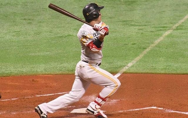 パ首位攻防第2戦　ソフトバンクが松田宣の適時二塁打＆栗原の14号2ランで3点先制