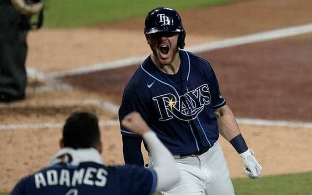 【MLB 地区S】危険球で“因縁”のチャップマンから決勝弾　レイズ野手「これを上回る脚本は…」