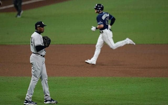 【MLB 地区S】「彼を外した方が良い」2年連続“終戦被弾”のヤ軍チャップマンにファン辛辣