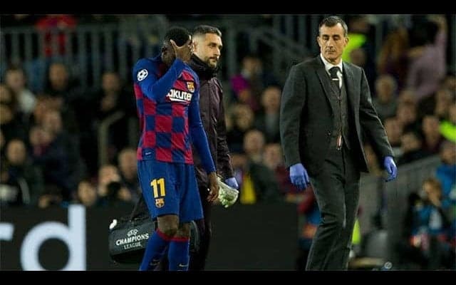 デンベレの稼働率は25.62%、怪我で多くを欠場