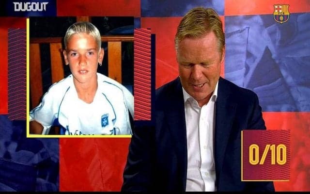 クーマン新監督はバルセロナの選手をどれくらい知っている？就任早々揺れに揺れた新指揮官がクイズに挑戦！