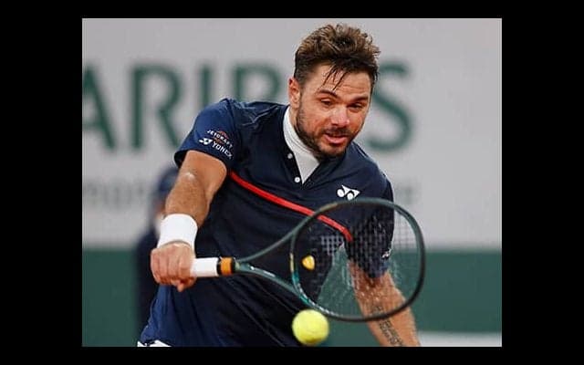  ワウリンカ MP3本凌ぎ2回戦へ 