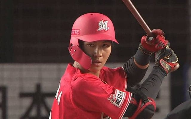 ロッテ藤原が「坂本みたいな内角打ち」　則本の149キロを打ち返す一打に感嘆