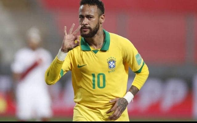 ハットトリック達成のネイマール、ロナウド氏を抜いてセレソン歴代2位に浮上