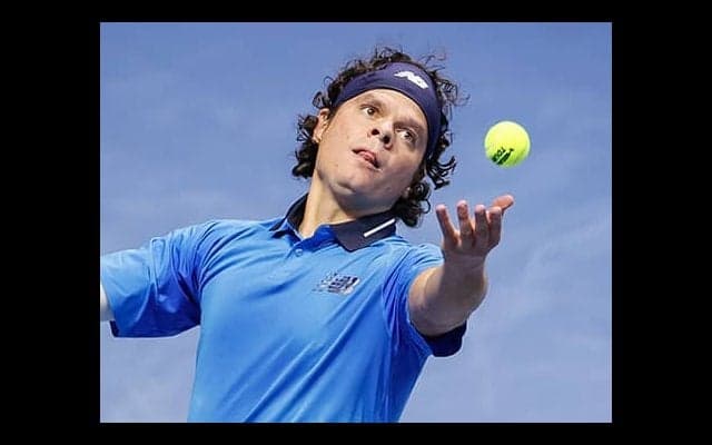  ラオニッチ 21本でエース快勝 