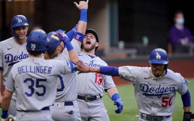 【MLB 優勝決定S】ドジャース、初回いきなり11得点！　2者連発含む3発飛び出しPO新記録樹立