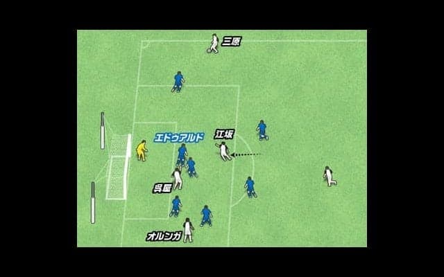 オルンガがゴールを量産できる理由がわかるシーン。質の高さを証明