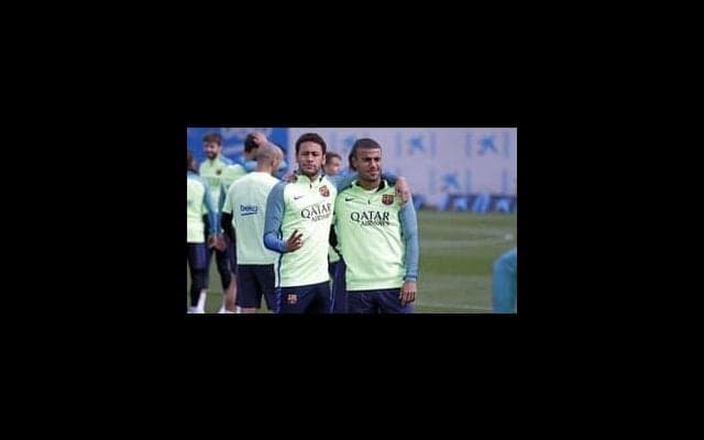 ネイマールがラフィーニャとの再会に大喜び「また会えて嬉しいよ」