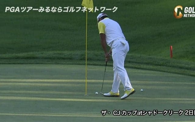【動画】松山英樹、9番パー4でイーグル未遂のスーパーショットを披露！