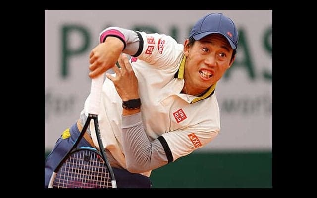  錦織 ディミトロフと練習公開 