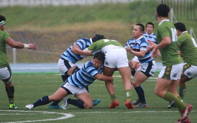 両チーム一歩も譲らない好ゲームも勝ちきれず-関東大学ラグビーリーグ戦　対大東大