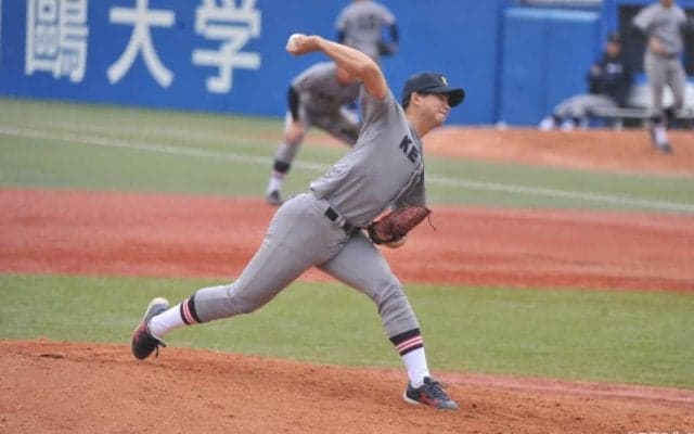 【野球】エース・木澤が粘投を見せるも、引き分けに終わる 明大①