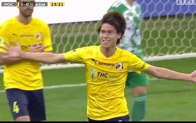 橋本拳人がまたゴール！ヘディングで今季5点目を記録し勝利に貢献《ロシア・プレミアリーグ》