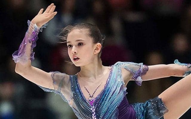 14歳ワリエワが3A成功　練習中“タノジャンプ”に海外識者が驚愕「これまでにいた？」