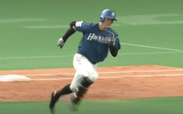 「走り方のクセ」「クマみたいで可愛い」　ハム清宮の“ワンパク激走”にファンも注目