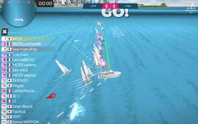 e-sailing日本、チームワークでフランスに勝利！準々決勝へ