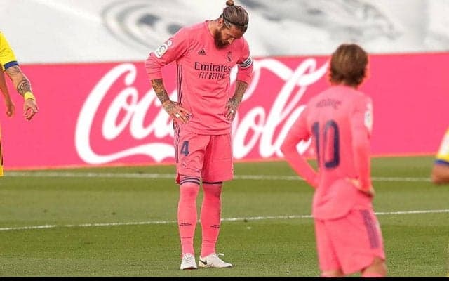 マドリーに朗報！ 主将S・ラモスは軽傷でCLシャフタール戦出場可能に