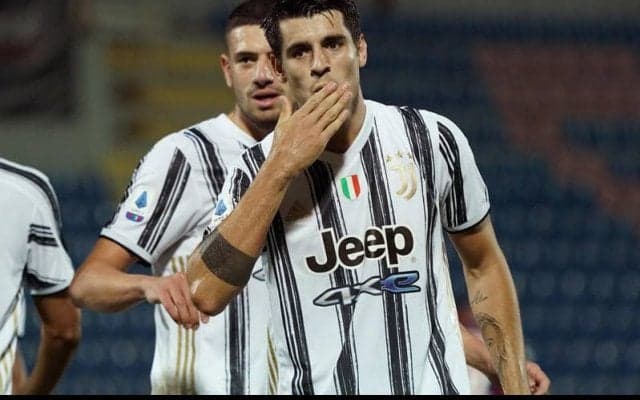 モラタの2発でディナモ・キエフを退けたユーベが白星スタート《CL》