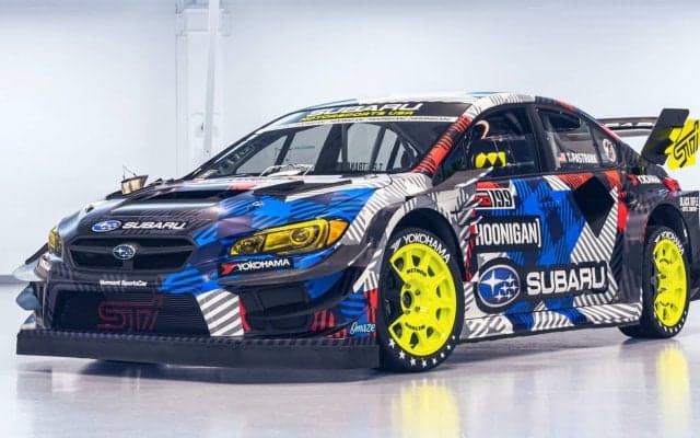 スバル・モータースポーツUSA、ジムカーナ用WRX STIのカラーリングを公開