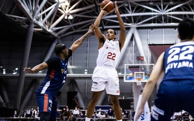 サイズが24得点を挙げた千葉ジェッツ、横浜ビー・コルセアーズに22点差快勝