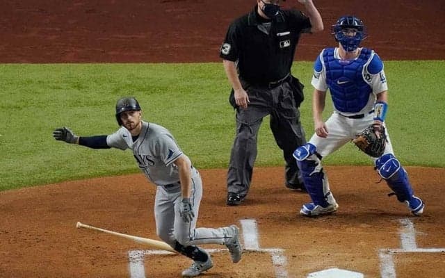【MLB WS】レイズ、不振ロウが先制ソロ、中押し2ラン　指揮官称賛「スランプには時間を」