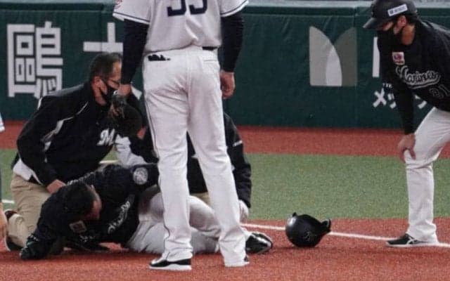 ロッテ、主砲マーティンが「左足関節捻挫」で戦線離脱　前日に負傷交代