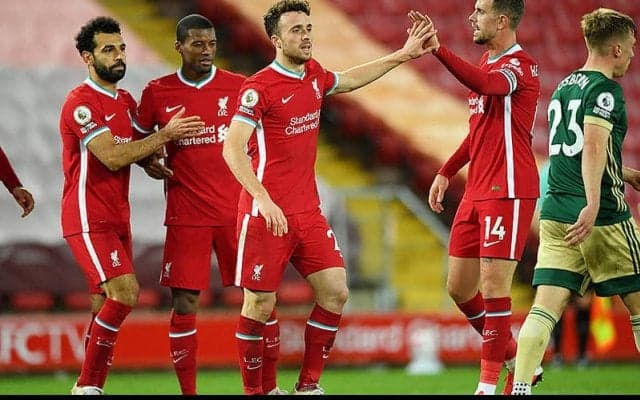 アリソン復帰のリバプール、フィルミノ初弾とジョタのゴールでブレイズに逆転勝利!　南野は終盤に途中出場《プレミアリーグ》