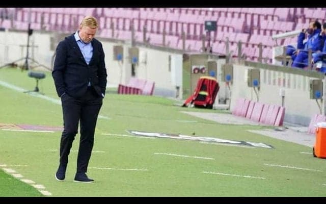 バルサ監督クーマン、審判に対する発言で処罰か 最小でも４試合のベンチ入り停止