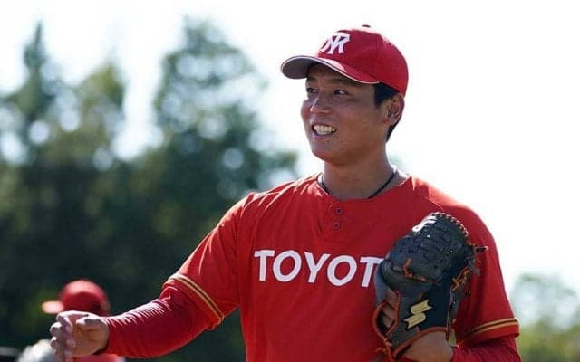 【社会人野球】ドラ1候補・栗林良吏のフォークは「マー君みたい」　元鷹捕手が絶賛する勝負球