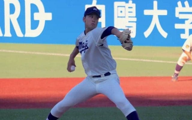 甲子園優勝の中軸打者が「仲間のために」と奮起。ドラフト上位候補右腕に　入江大生（明治大）【時は来た！ドラフト指名を待つ男たち 大学生編】