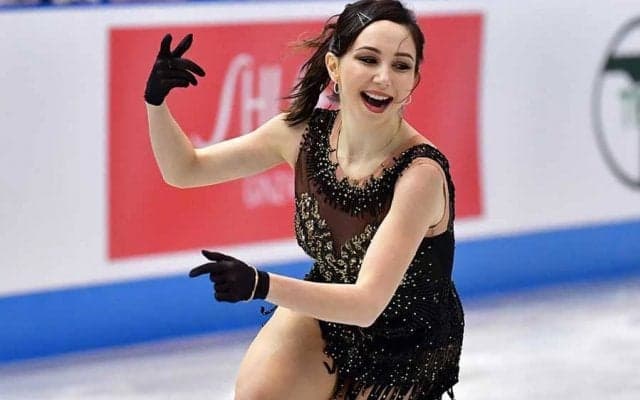 トゥクタミシェワの極上3Aが「大好き」　漢字入り衣装にも露喝采「コスチュームも好き」