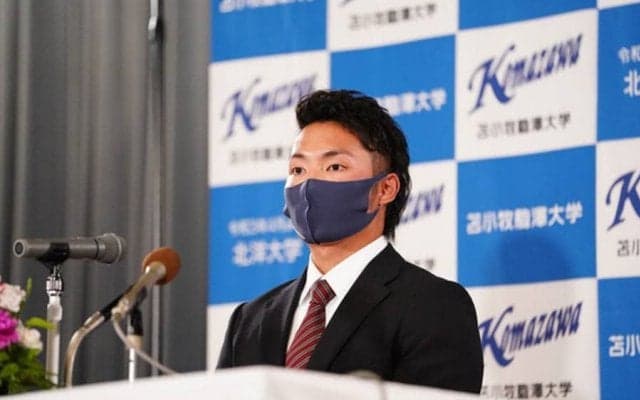 日本ハム初の“道産子1位”　苫小牧駒大・伊藤大海「名前残すことに責任」