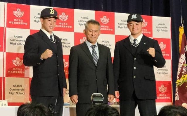 【ドラフト】ロッテ2位の明石商・中森が佐々木朗に弟子入り志願　「160キロの投げ方を聞きたい」