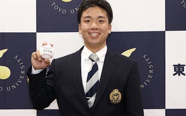 [硬式野球]村上頌樹、ドラフト５位で阪神タイガースへ ！「憧れの藤川球児投手のように」