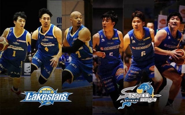 連勝を伸ばしたい滋賀レイクスターズと白星をつかみたい島根スサノオマジックとの一戦は激戦必至