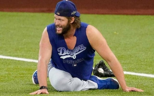 【MLB】カーショー会見に“乱入者”　可愛く邪魔する様子に米反響「うちもZoomでこんな感じ」
